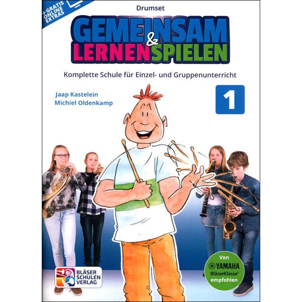 Bläser-Schulen-Verlag Gemeinsam Lernen 1 Drumset