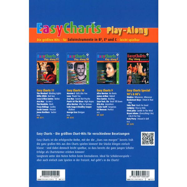 Music Factory Easy Charts Play-Along 12