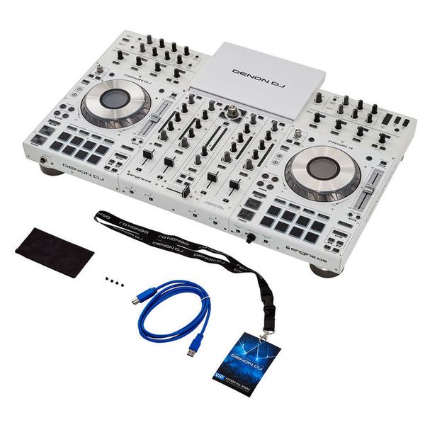 Denon DJ Prime 4 White Edition Bundle